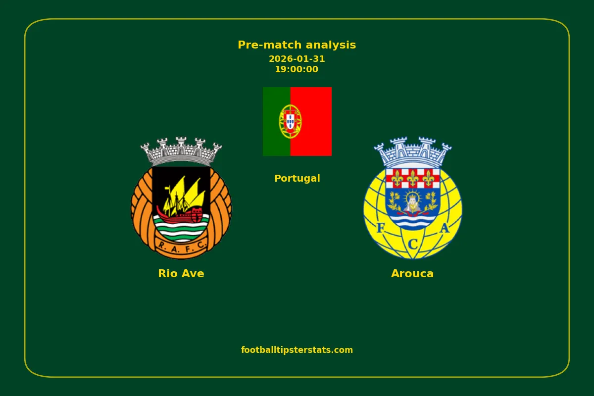 Pre-match analysis: Rio Ave vs Arouca on 2026-01-31